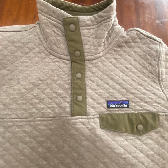 Patagonia Women's Organic Cotton Quilt Snap-T Pullover - Medium - Picture 6 of 8